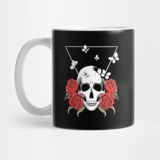 Floral Skull Mug